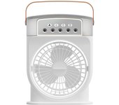 Mini aire acondicionado 2 en 1, aire acondicionado portátil silencioso, mini aire acondicionado, ventilador portátil, mini enfriador, aire acondicionado refrigerado por agua tipo C con humidificador y temporizador