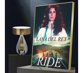 Singer Lana Del Rey Poster Posters Sticky HD Quality Wall Art Retro Posters for Home Kawaii Room Decor