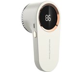 Afeitadora de telas, afeitadora de pelusas, quitapelusas recargable con 6 cuchillas, quitapelusas eléctrico portátil para suéteres, pantalla LED digital para eliminar pelusas de suéteres, ropa, manta, sofá