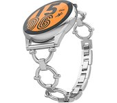 20mm Chain Stainless Steel Strap for Samsung Galaxy Watch 7 6 5 4 40mm 44mm Womens Band for Huawei GT3 Pro 43mm GT2 42mm Cute
