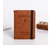 RFID Passport Holder Cover Wallet for Women Men PU Leather Card Holder Passport Case Travel Essentials for Family Vacation