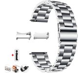 No Gaps Stainless Steel Band for Samsung Galaxy Watch7 6 4 Classic 46mm 47mm/Watch4 5 pro 44mm 40mm Strap Curved end Bracelet