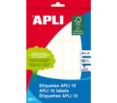 Apli Etiquetas APLI 10 blancas 13,0 x 50,0 mm 10 hojas