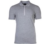 A|X ARMANI EXCHANGE Polo para hombre - Botones ocultos, Algodón Stretch