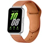 Genuine leather strap compatible Samsung Galaxy FIT3 adjustable casual strap for Samsung Galaxy Fit3(SM-R390)2024