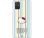 Funda original compatible con Samsung Galaxy A71 - Hello Kitty Retro