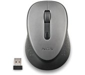 Ratón Inalámbrico NGS Dew Gray/ Hasta 1600 DPI/ Gris