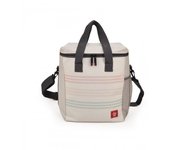 IRIS BARCELONA BOLSA NEVERA 16L RAYAS MEDITERRANEA Rojo