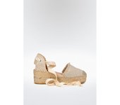 Alpargata de mujer beige Macarena java 34