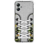 Funda Silicona Antigolpes para Motorola Moto G84 5G diseño Zapatillas 08 Dibujos