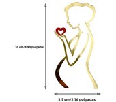 Art Acrylic Mother To Be Cake Topper for Wedding Pregnant Birthday Cake Decorations Party Supplies Baby Shower
