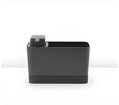 Brabantia Organizador de vajilla de plástico gris oscuro, talla única