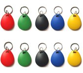 10Pcs 13.56Mhz Block 0 Sector Rewritable RFID M1 S50 1K UID Changeable Card Tag Keychain Keyfob ISO14443A For Cloner Copier