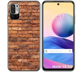 Tumundosmartphone Funda Gel Tpu para Xiaomi Redmi Note 10 5G / POCO M3 PRO 5G diseño Ladrillo 04 Dibujos