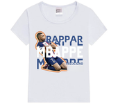 Brand Mbappe Avatar Printed Children's Clothing Summer Kid's Short-sleeved Sports Cotton T-shirt Personalized Baby Tops for Boys