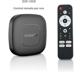 Caja elegante Android 13 del teatro casero TV con el asistente de Google Netflix que sigue las multimedias 2G16G 2, 4 G5G Wifi Allwinner H313 del reproductor de Bluetooth