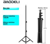 Photographic Lighting Stand Fill Light Stand Adjustable Tripod Suit For Ring Light With 1/4 Screw Ring Lamp Softbox Ringlight