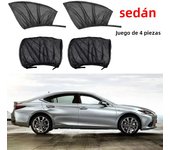 4-piece window screen set, premium window sunshade breathable mosquito net for front and rear windows, UV protection Accessories