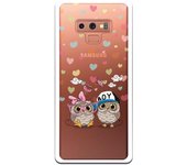 Funda compatible con Samsung Galaxy Note 9 - Pareja Buhos