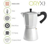 SANCO STORE - ORYX Cafetera Inducción Aluminio  12 Tazas (600 Ml.)