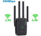 1200Mbps Wireless WiFi Repeater Wifi Signal Booster Dual-Band 2.4G 5G WiFi Extender 802.11ac Gigabit WiFi Amplifier WPS Router