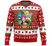 Fairy Tail Chibi XMAS Ugly Christmas Sweater Christmas Sweater Gift Santa Claus Pullover Kids 3D Sweatshirt And Top Autumn Winte