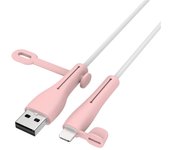 New Cable Protector Soft Silicone Cover For Apple iPhone USB Charger Cable Protector Saver Wire Winder Practical Accessories