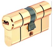 Cilindro seguridad ABUS puntos laton 30/50 doble embrague D66