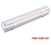 EDM Pantalla Estanca LED 1x18W 126cm Policarbonato IP65 - EDM - 31124 Pantalla estanca led Iluminación Interior Regletas Luz
