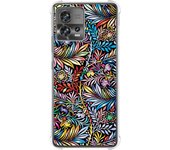Funda Silicona Antigolpes para Motorola Edge 30 Fusion 5G diseño Flores 04 Dibujos