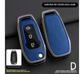 2 3 Buttons Metal Car Key Case Cover for Ford Ranger C-Max S-Max Focus Galaxy Mondeo Transit Tourneo Custom Ranger Accessories