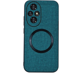 Magsafe Magnetic Plain Leather Case for Honor 200 Pro Honor 200 Honor200 Lite Luxury Wireless Charging Cover