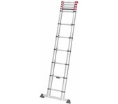 Hailo-7113-092-Escalera telescópica de aluminio FlexLine 260 de 9 peldaños