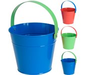 Cubo infantil para playa ø16x13cm colores surtidos