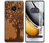 Funda Silicona para Realme 11 Pro / 11 Pro+ Plus 5G diseño Cuero 03 Dibujos