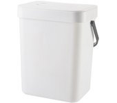 Cubo de basura para Cocina, Cubo de basura orgánico para Cocina, Pequeño, 3 L, with Tapa, Cubo de basura para Cocina, Cubo de pañales a prueba de olores, encymera colcante, compost Cube