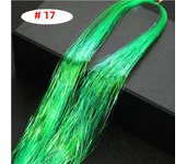 90cm Sparkle Synthetic Hair Tinsel Rainbow Women Colorful Glitter Bling Hair Extension Decor Glitter Strips For Braiding