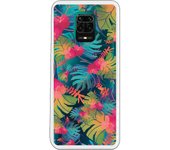 Funda compatible con Xiaomi Redmi Note 9S - Note 9 Pro - Plantas y Hojas de Colores CL
