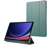 Luxury Business Flip Leather Tablet Case for Samsung Galaxy Tab S9 FE 10.9" PU Solid Color Skin Feel Shockproof Protect Cover