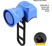 Bicycle Horn Mountain Bike Mini USB Charging Waterproof Electronic Bike Bell Riding Equipment Children's Scooter Accessories