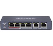 SWITCH POE Hikvision DS-3E0106P-E/M 6-PORTOWY