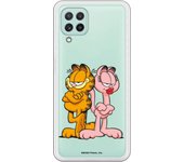 Funda original compatible con Samsung Galaxy A22 4G - Garfield y Arlene
