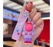 30PCS Set wholesale Inside Out keychain Plush Cartoon Character keychain Pendant Personality Creative Glue Doll Small Pendant