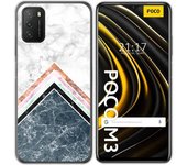 Tumundosmartphone Funda Gel Tpu para Xiaomi POCO M3 / Redmi 9T diseño Mármol 05 Dibujos
