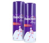 FISIOCREM Pack Fisiocrem Spray Active Ice x 2 - Efecto Frío para Aliviar el Dolor Muscular y Articular - Proporciona un Efecto Frío Inmediato y Duradero