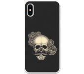 Funda compatible con iPhone X - XS - tatoo calavera dotwork