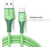 Type C Cable 5A Liquid Silicone Fast Charge Cable LED Indicator Data Cord For iPhone Samsung Phone Charger Wire Micro USB Cable