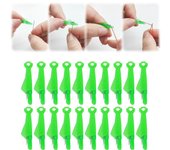 2024 Nuevos accesorios de costura Enhebrador de agujas de coser Máquina de coser Enhebrador de agujas de plástico DIY, Enhebrador de agujas de coser para coser a mano y acolchar manualidades (20 piezas)