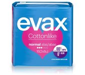 Evax Cottonlike Compresa Normal Alas 16 (2x8u)