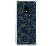 Funda original compatible con Xiaomi Redmi Note 9S - Note 9 Pro - Batman Patt Villain Clear
